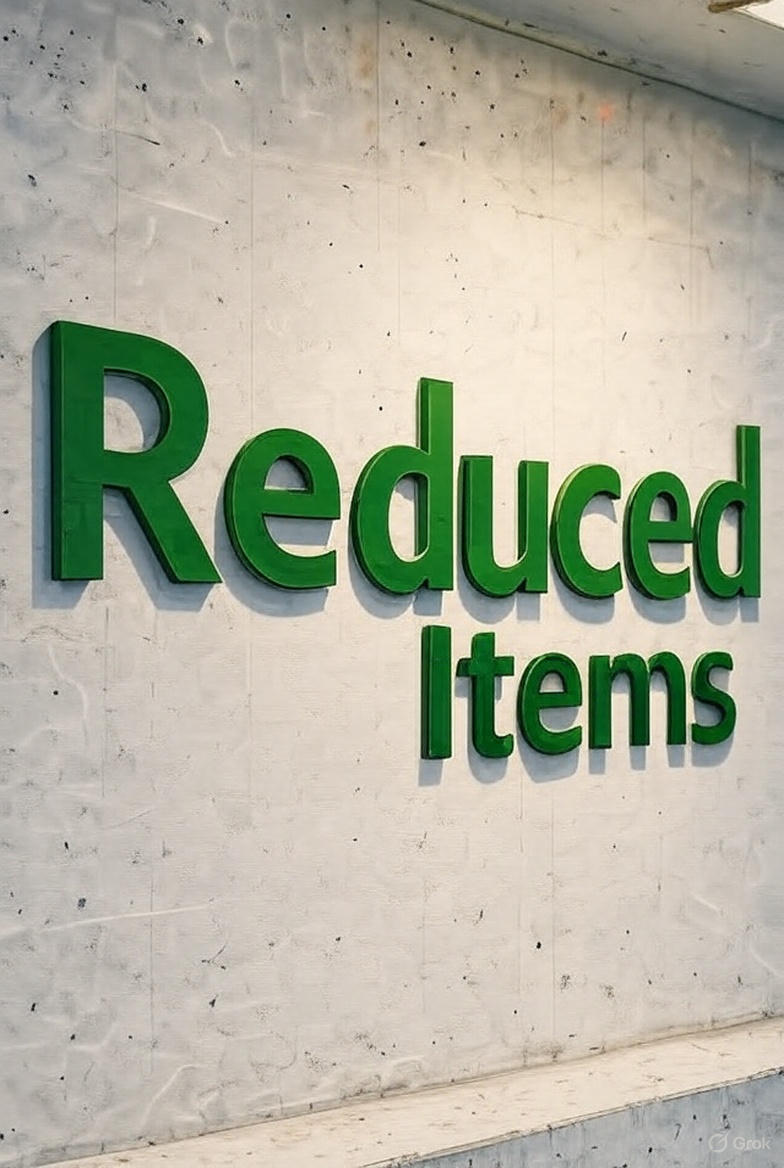Reduced Items