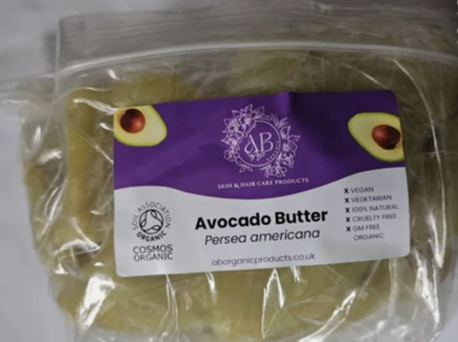 Organic Avocado Butter - Unrefined, Cold Pressed, 100% Pure Raw & Natural