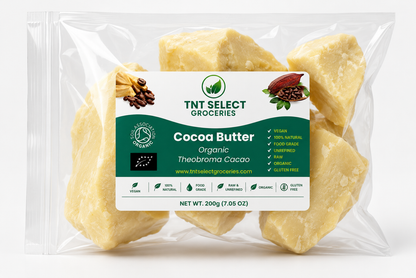 Raw Organic Cocoa Butter 100% Pure Unrefined Chocolate Bean Food Grade