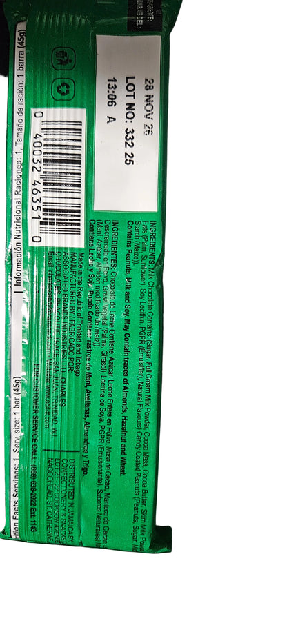 Charles Chocolate Ping Pong Bar (45g)