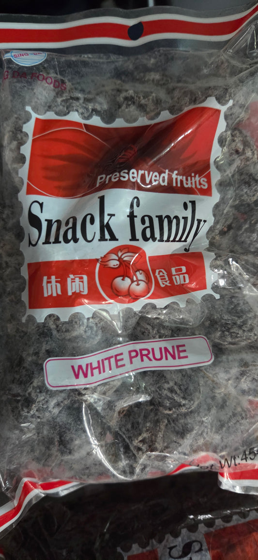 Snack Family White Prune 454g