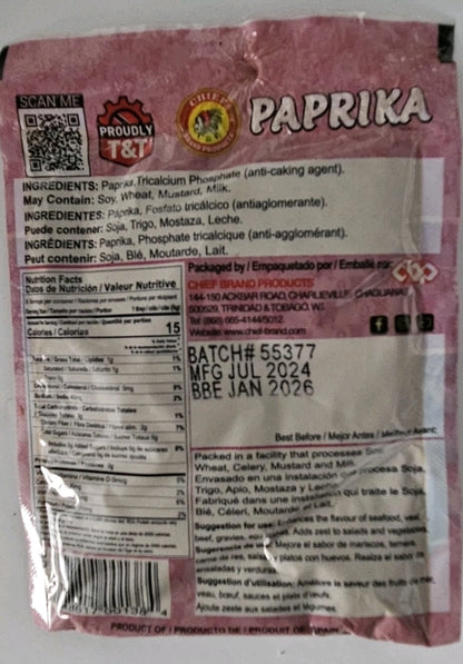 Chief Paprika Seasoning (3×40g) (120g)