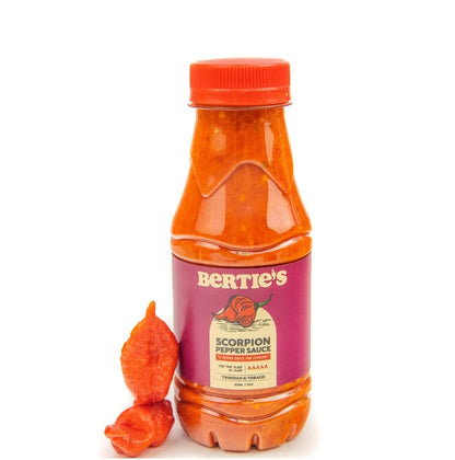 Bertie’s Scorpion Pepper Sauce (2x300ml)