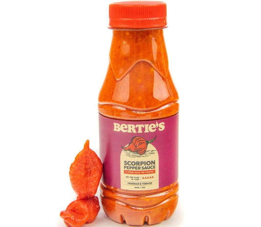 Bertie’s Scorpion Pepper Sauce (2x300ml)