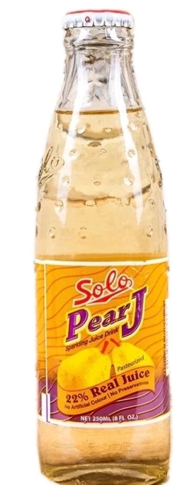 Solo Pear J Sparkling Drink (4x250ml)