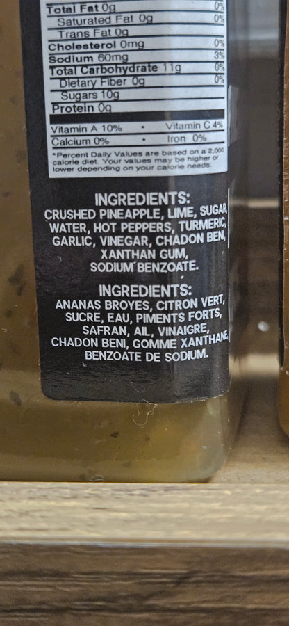 Mudda 'N' Law Pineapple Lime Sauce (2x250ml)