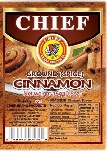 Chief Brand Cinnamon Ground (2×15g)