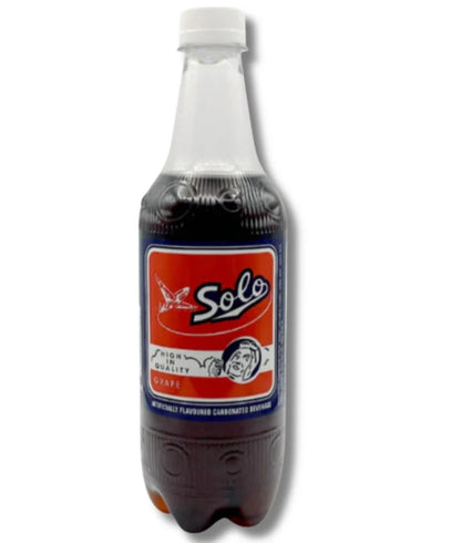 Solo Soft Drinks – Assorted Flavors (Grape, Kola Champagne, Orange & Cream Soda) – Pack of 4