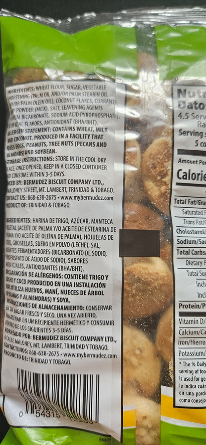 Bermudez Rough Tops Coconut Drops (142g)