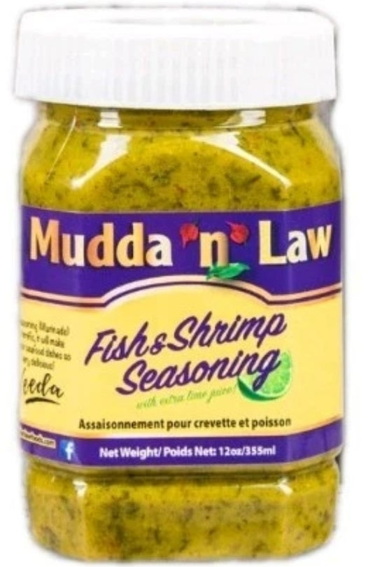 Mudda 'N' Law Fish & Shrimp Seasoning 355ml