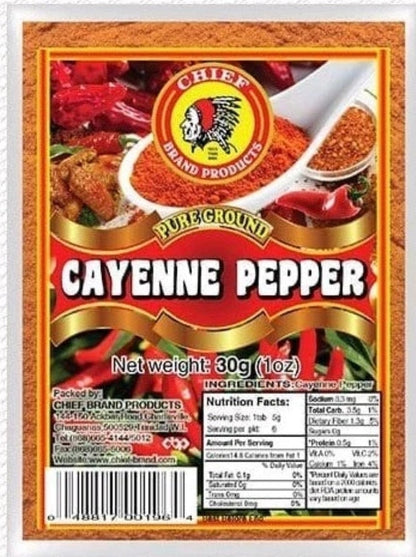 Chief Cayenne Pepper (2×30g) (60g)