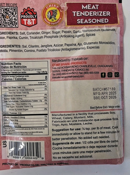 Chief Meat Tenderizer Seasoning 3×40g  (120g)