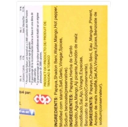 Chief Shadon Beni Chutney (2×370ml)