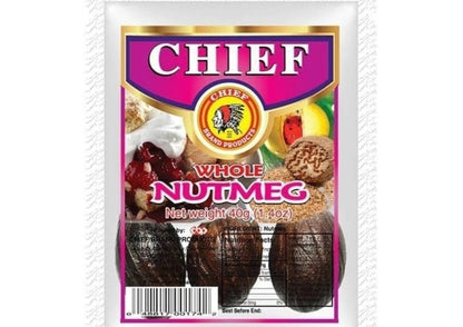 Chief Nutmeg Whole (1×40g)